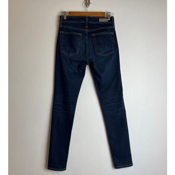 AG Adriano Goldschmied The Farrah Skinny Ankle Jean Size 26 Dark Wash Stretch - Picture 2 of 7